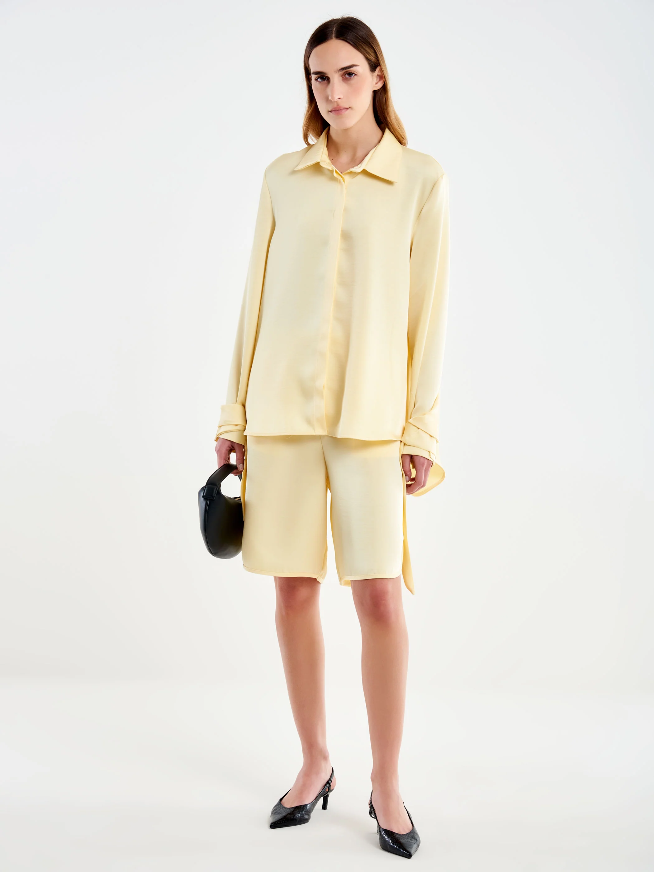 Camicia Con Laccio sui Polsi