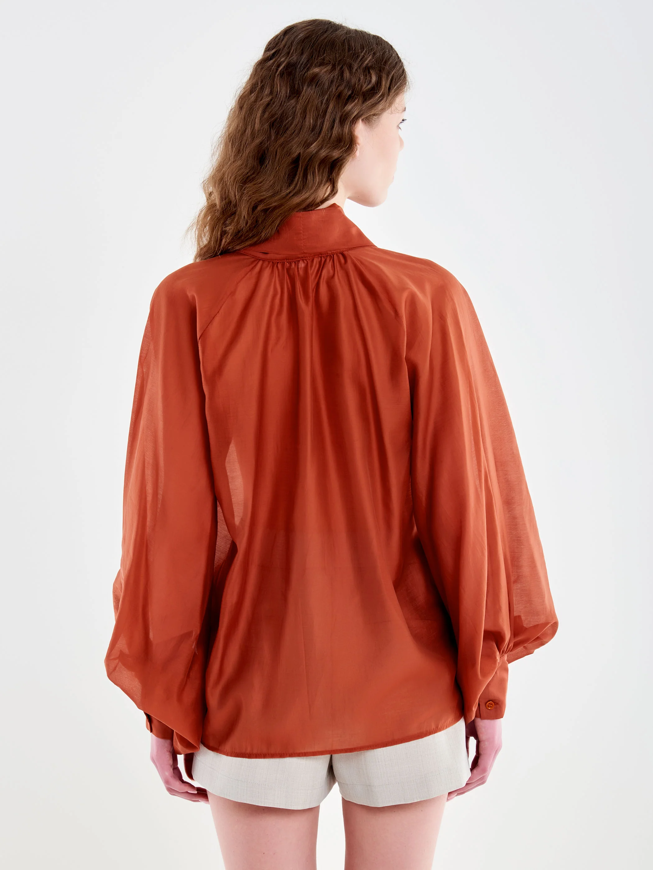 Camicia in Voile con Fiocco - Image 3