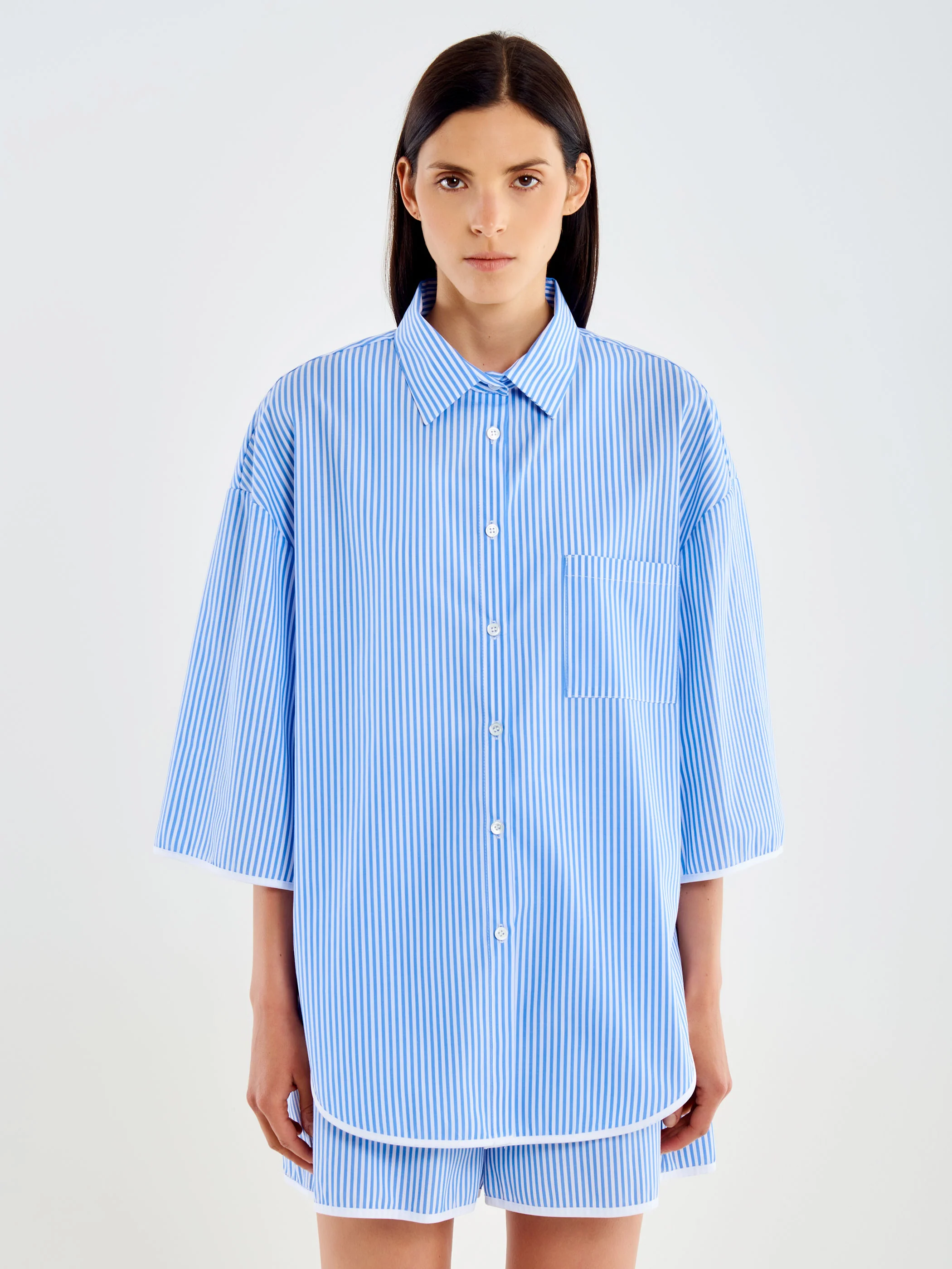 Camicia Over a Righe - Image 2
