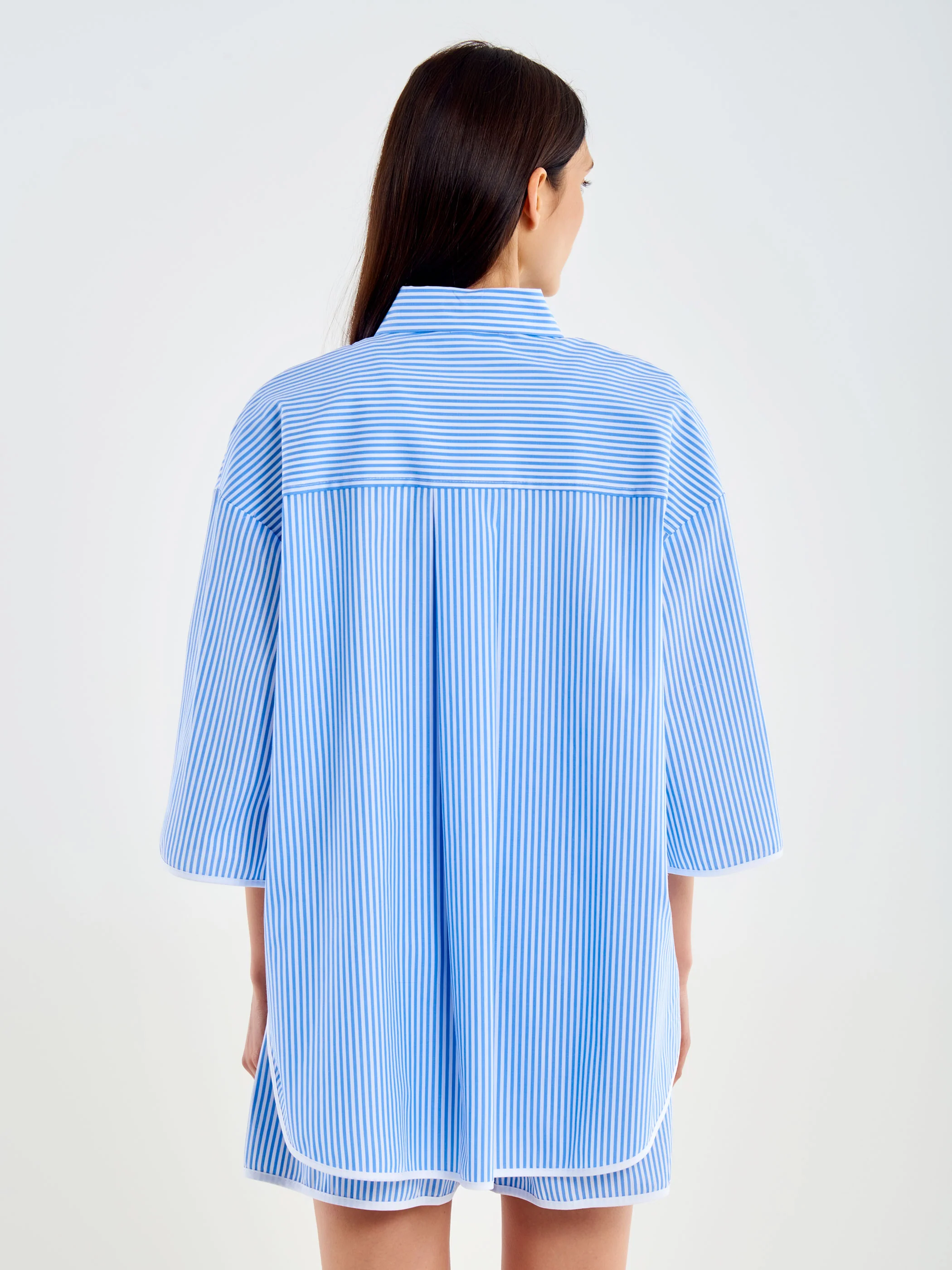 Camicia Over a Righe - Image 3