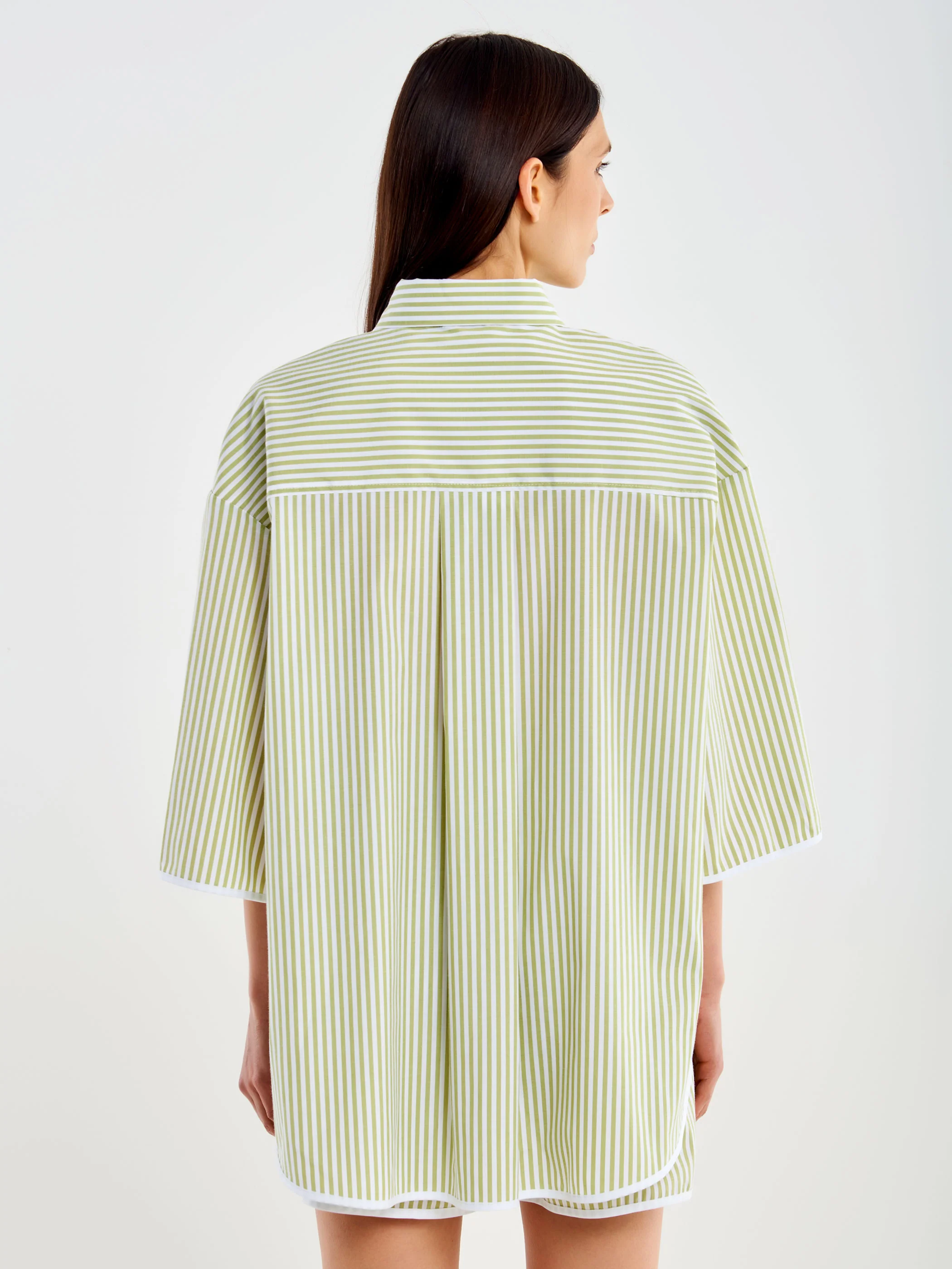 Camicia Over a Righe - Image 3