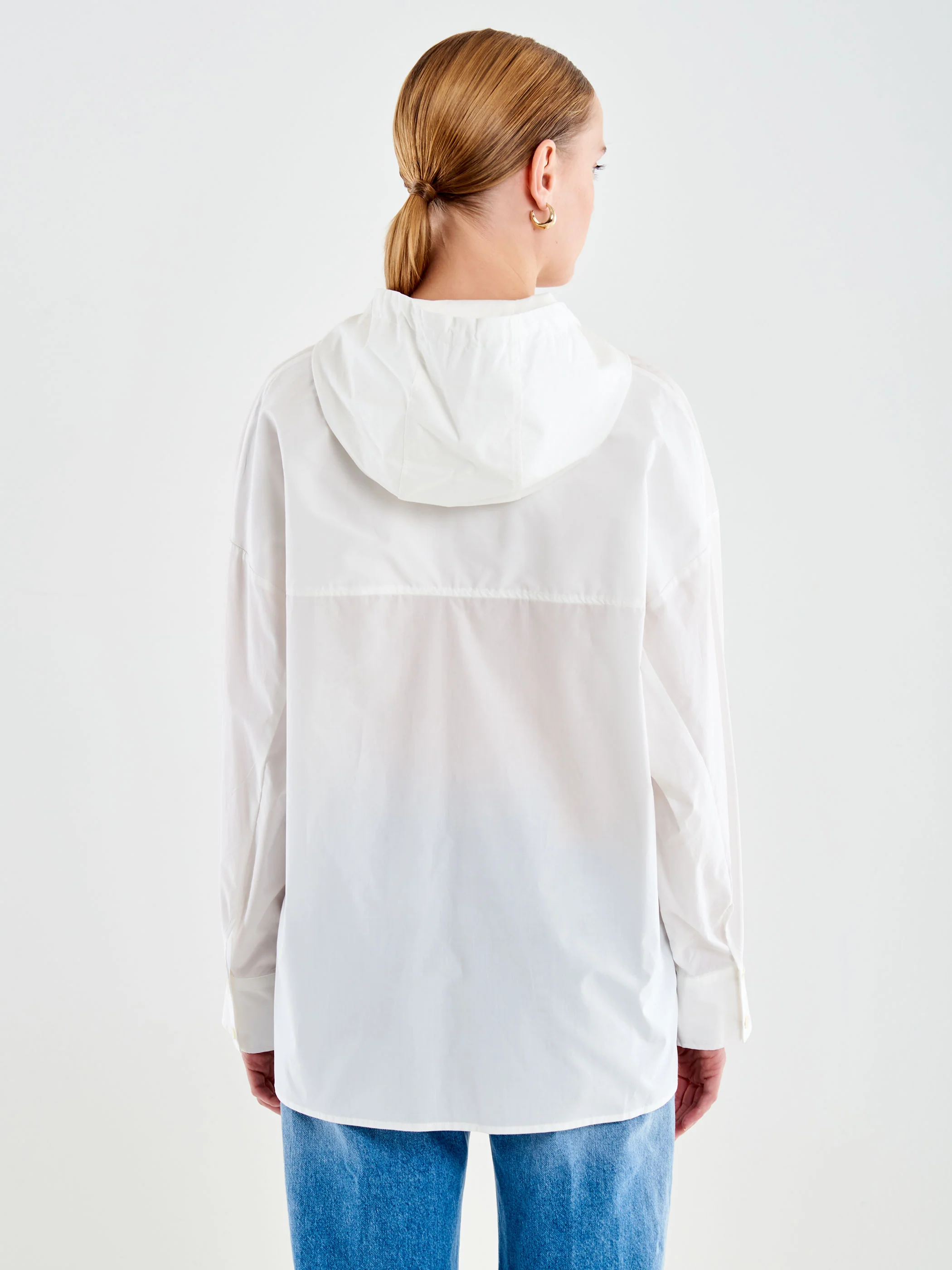 Camicia Over con Cappuccio - Image 3