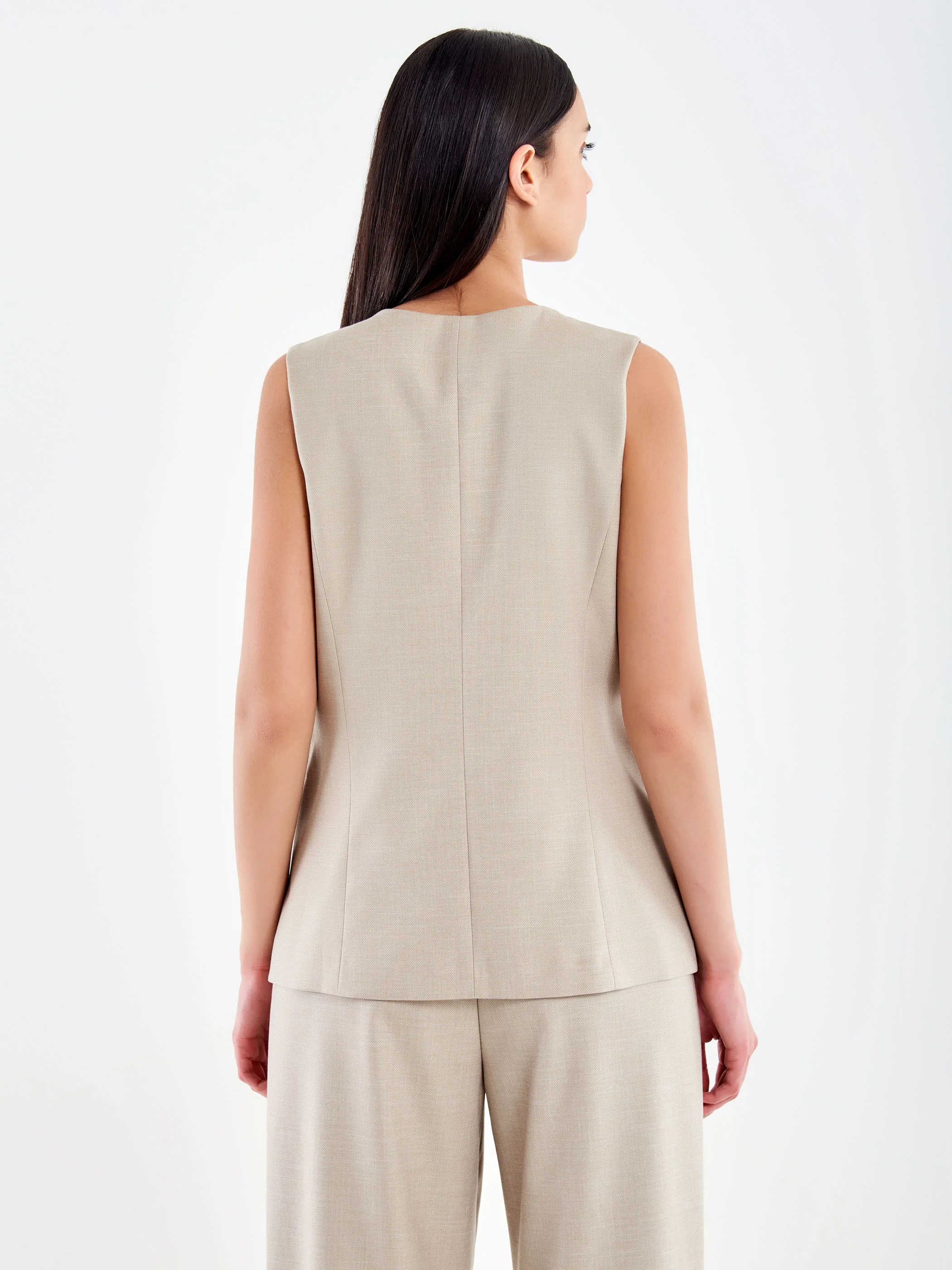 Gilet Con Abbottonatura Nascosta - Image 3