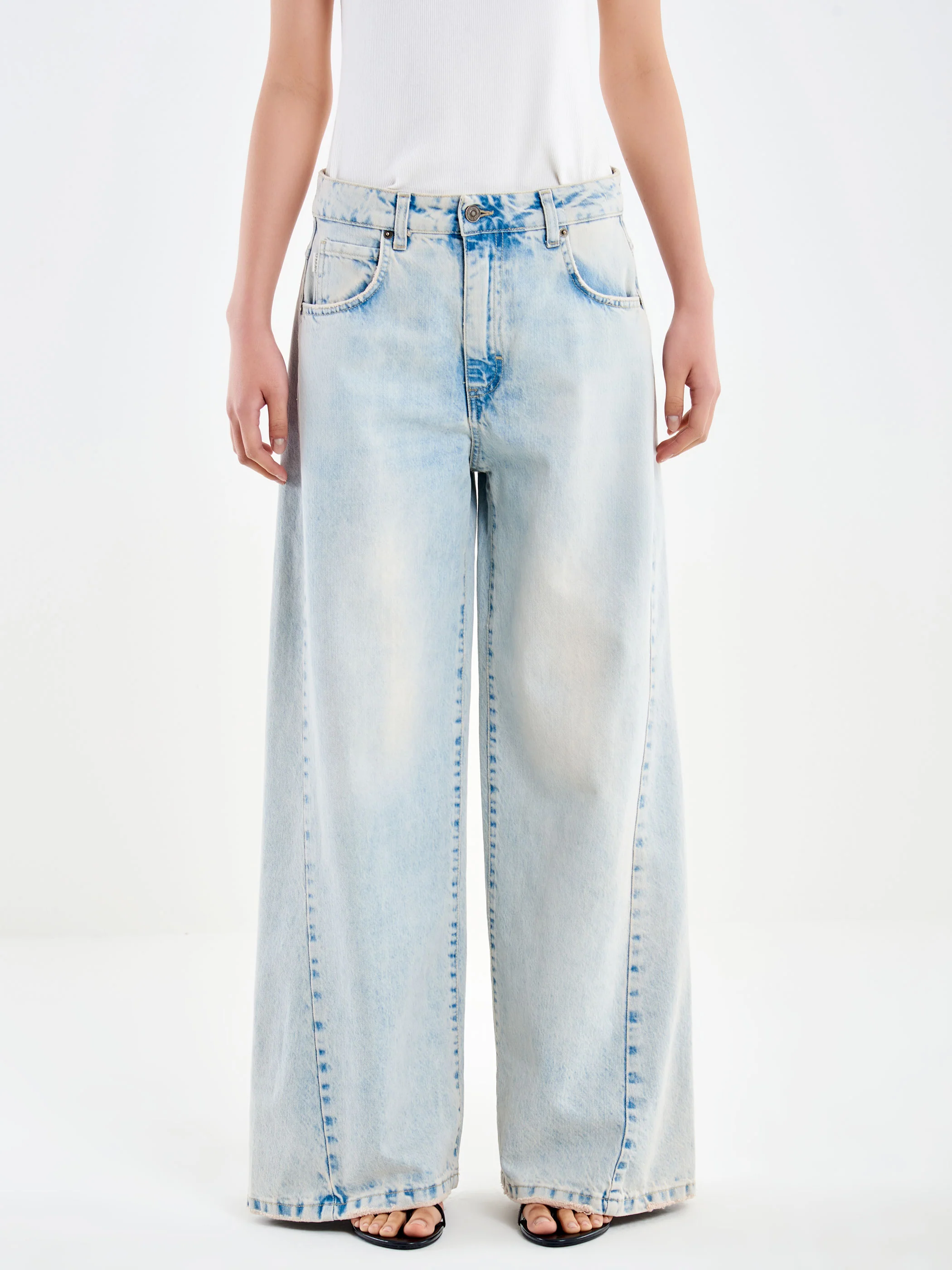 Jeans Barrel Effetto Vintage - Image 4