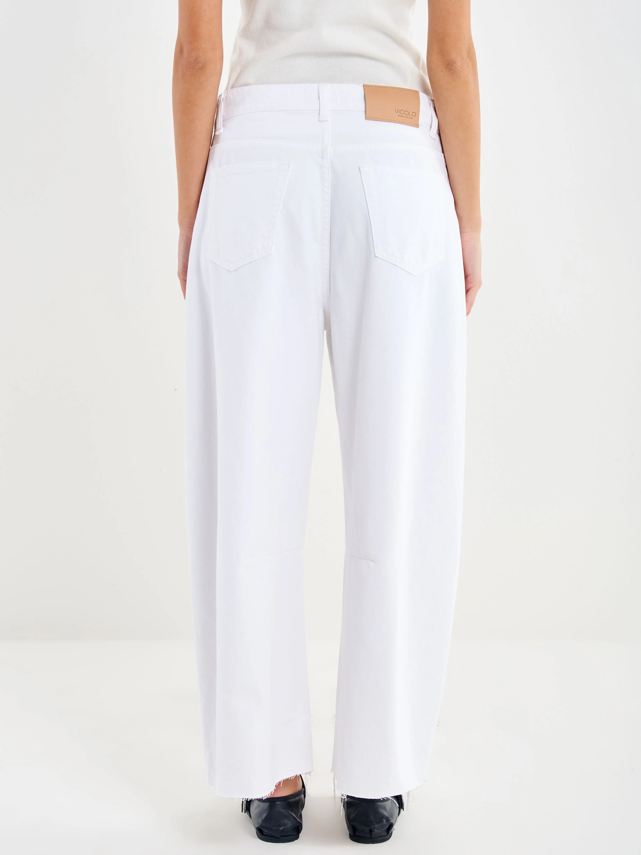 Jeans Cecil a Ovetto Bianco - Image 3