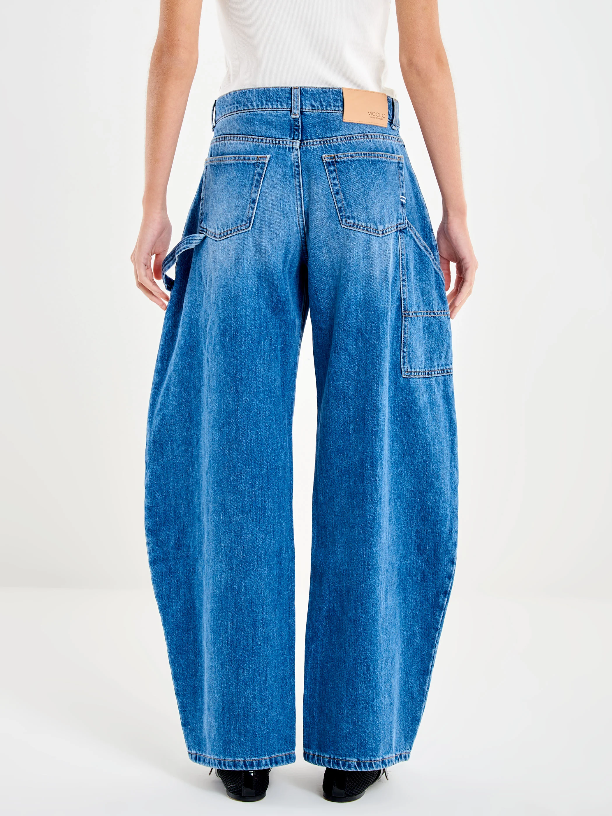 Jeans Denise Barrel Fit Blu - Image 3