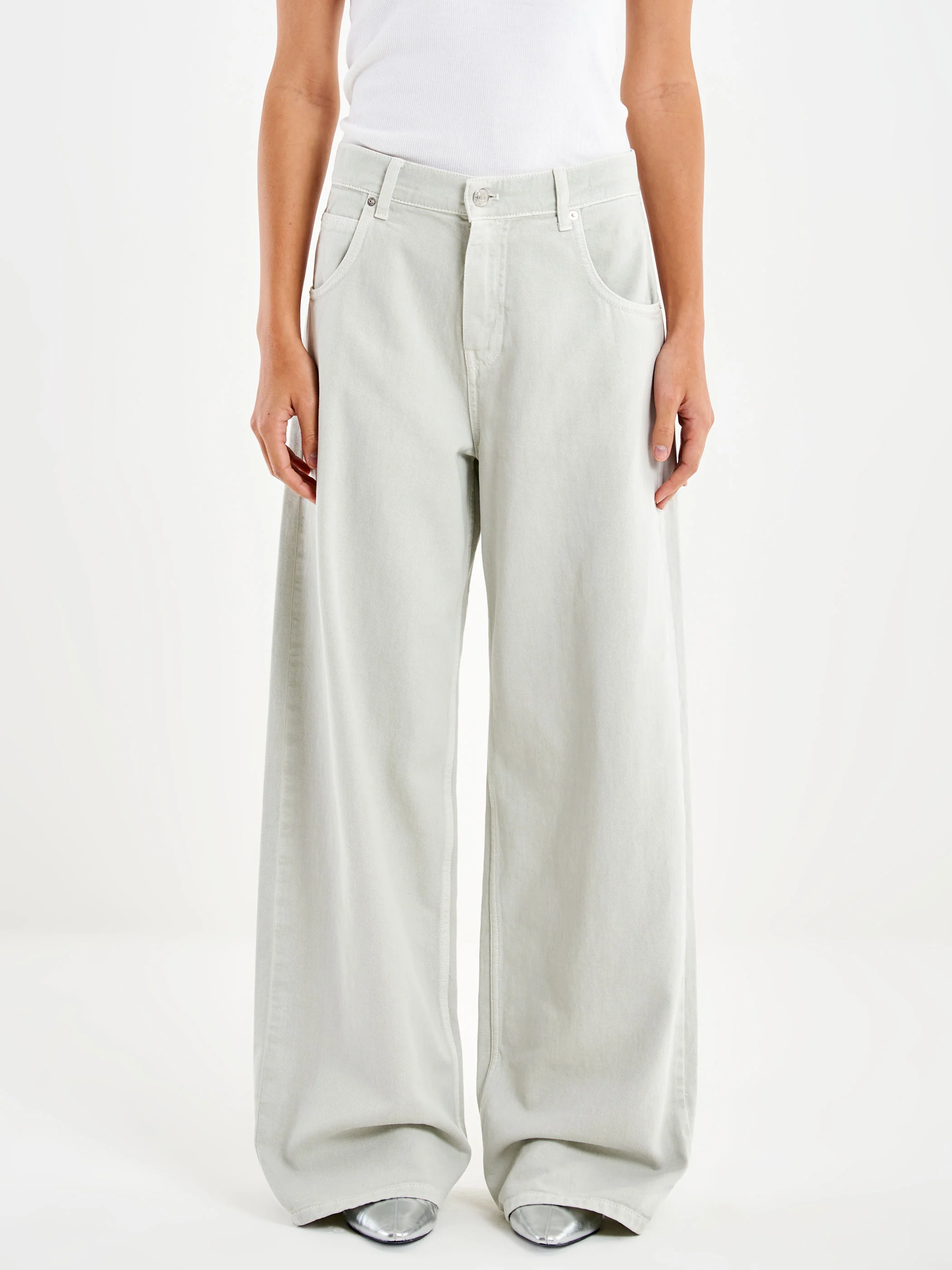 Jeans Icon Mia Baggy Verde - Image 3
