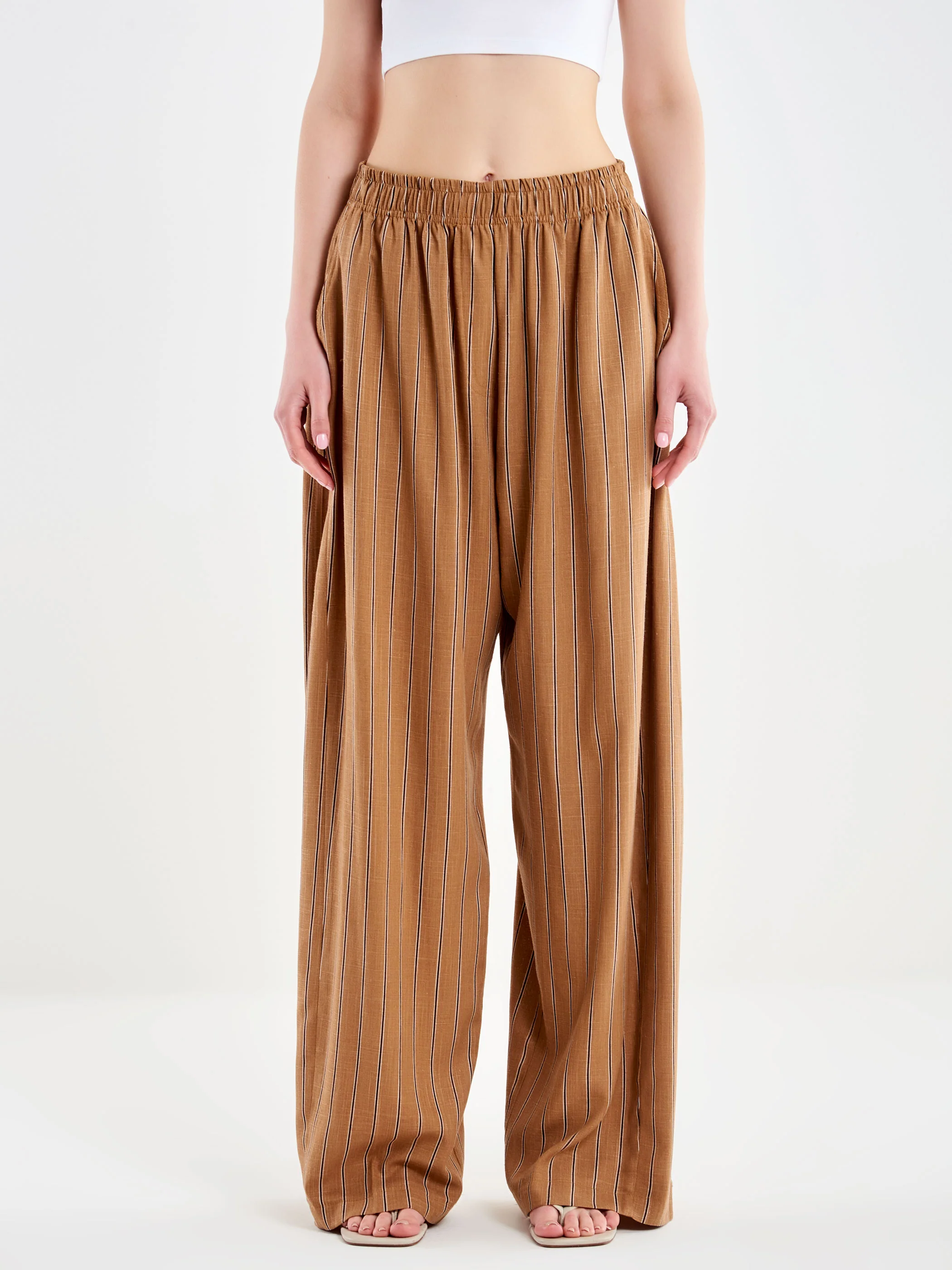 Pantalone a Righe con Elastico - Image 2