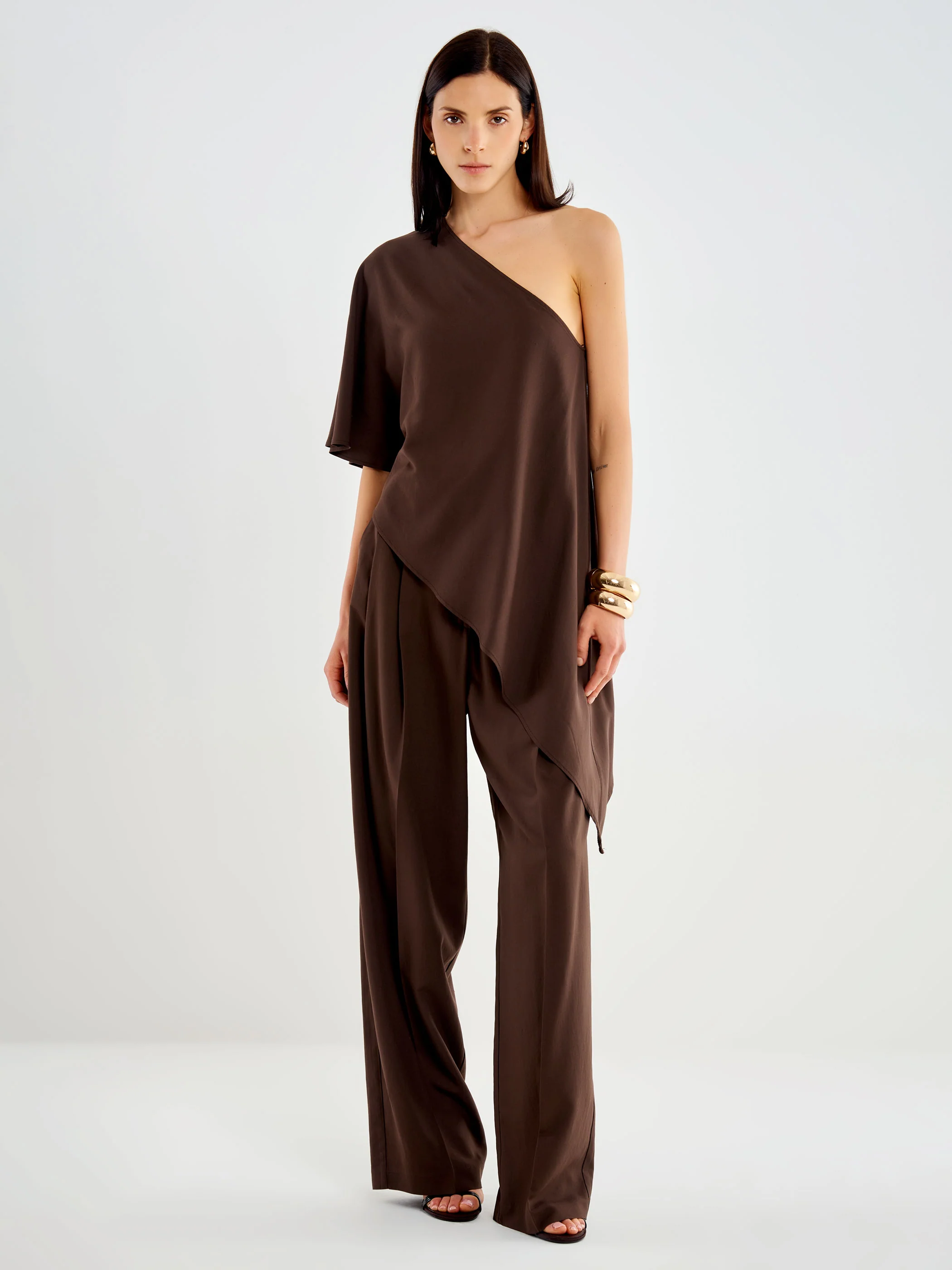 Pantalone Ampio Viscosa Lino