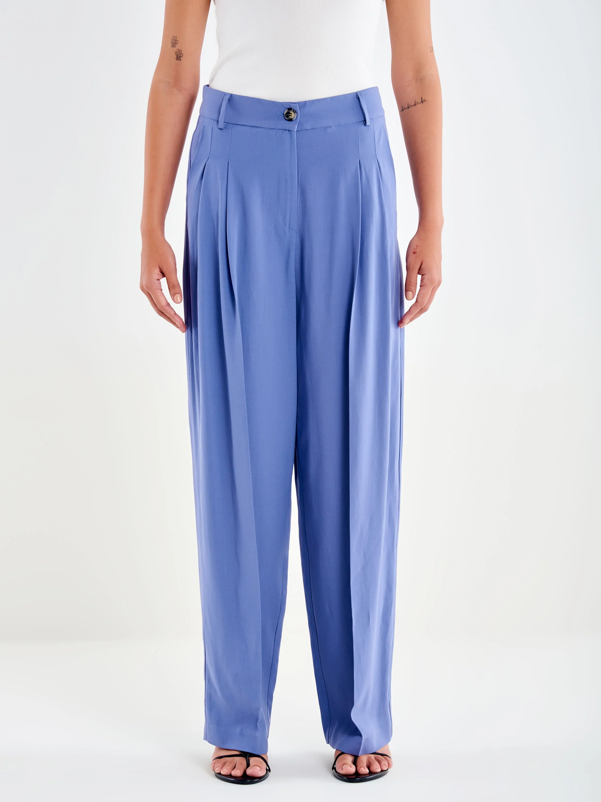 Pantalone Ampio Viscosa Lino - Image 3