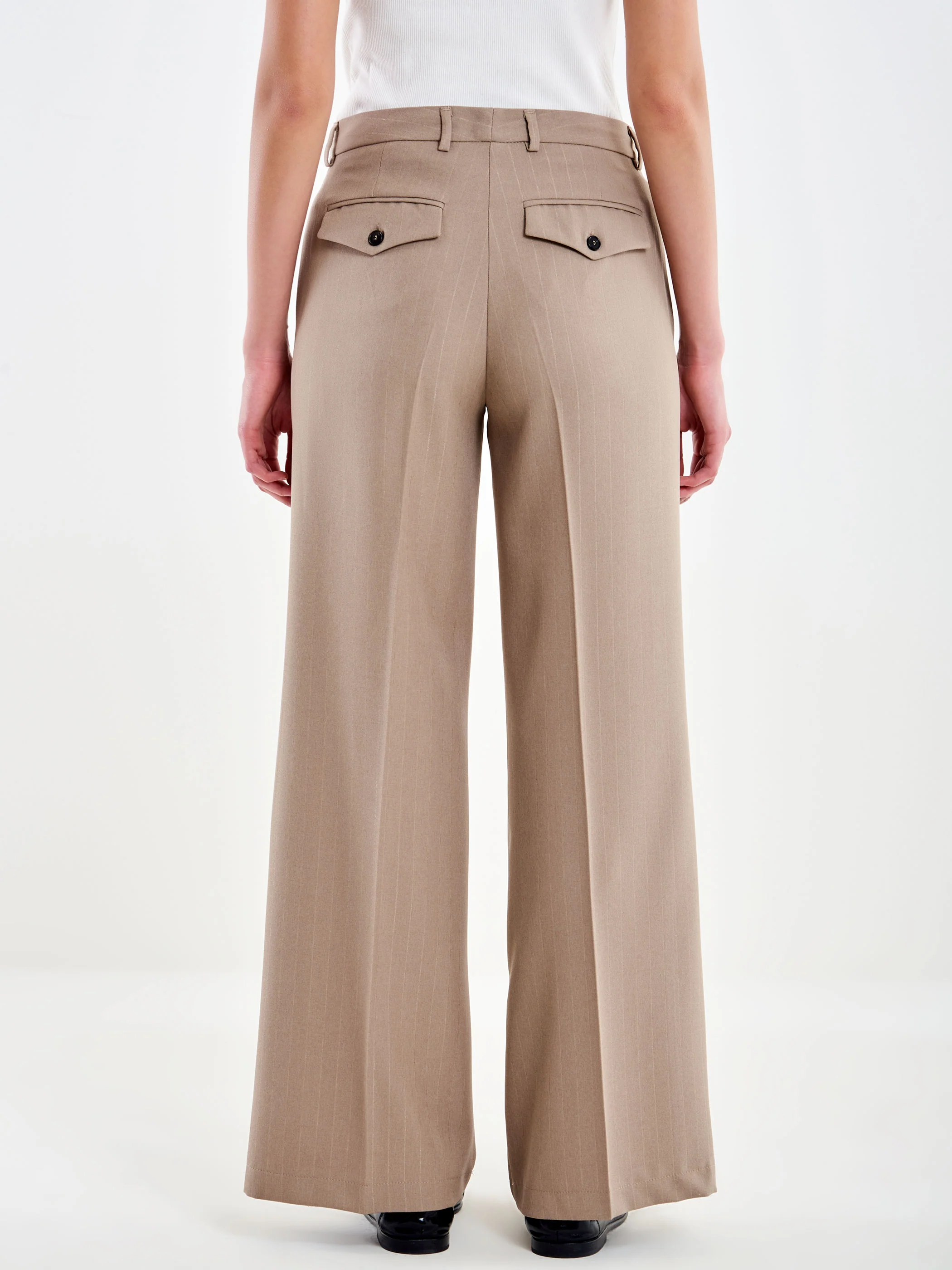 Pantalone Boy Fit Gessato - Image 3