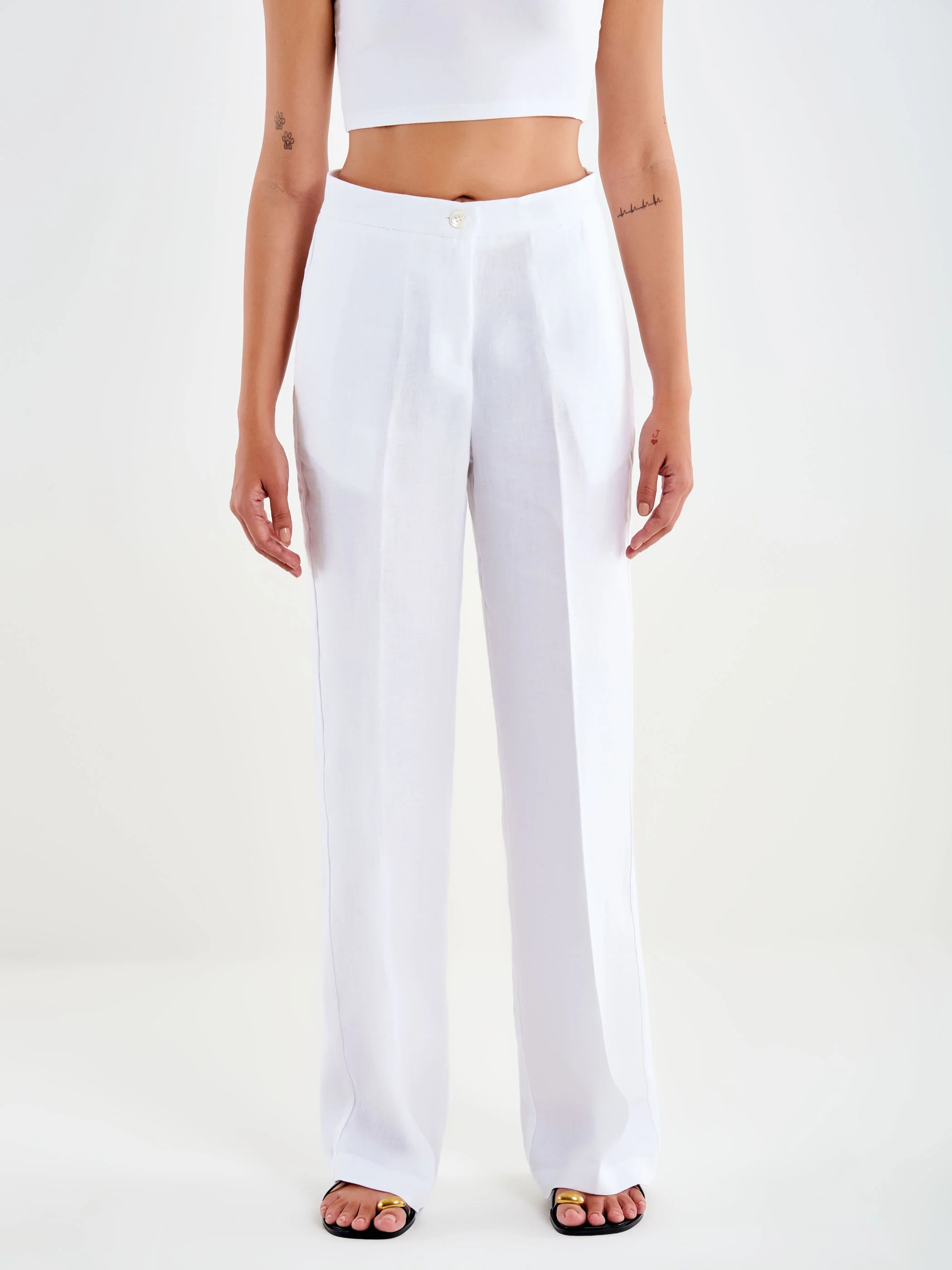 Pantalone Palazzo in Lino - Image 3