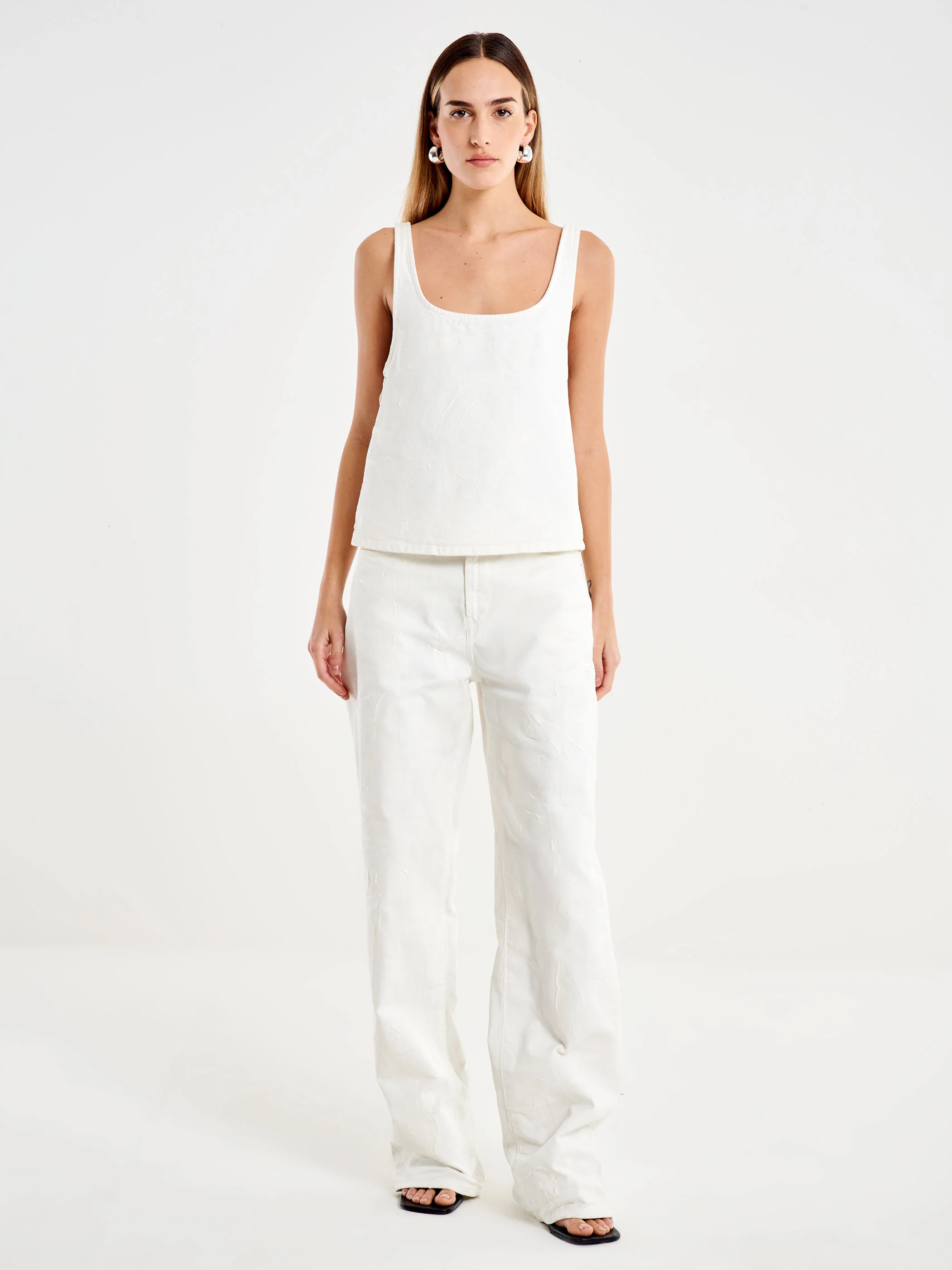 Top in Denim Stucco